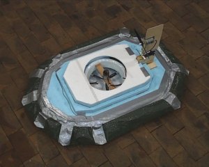 Blue Hovering Foam